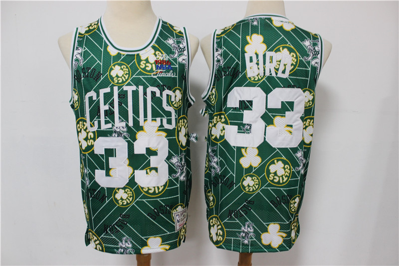 2020 Men Boston Celtics 33 Bird green Game Nike NBA Jerseys